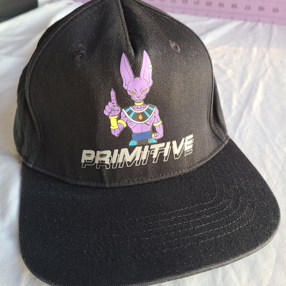 Dragon Ball Z Primitive Black Hat Cap with Anime